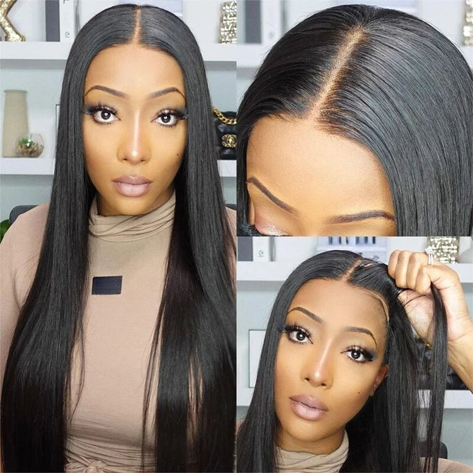 Straight Lace Front Wigs Hd Lace Wig 13x6 Human Hair Wigs For Black Women Pre Plucked Brazilian 40 30 Inch 13x4 Lace Frontal Wig