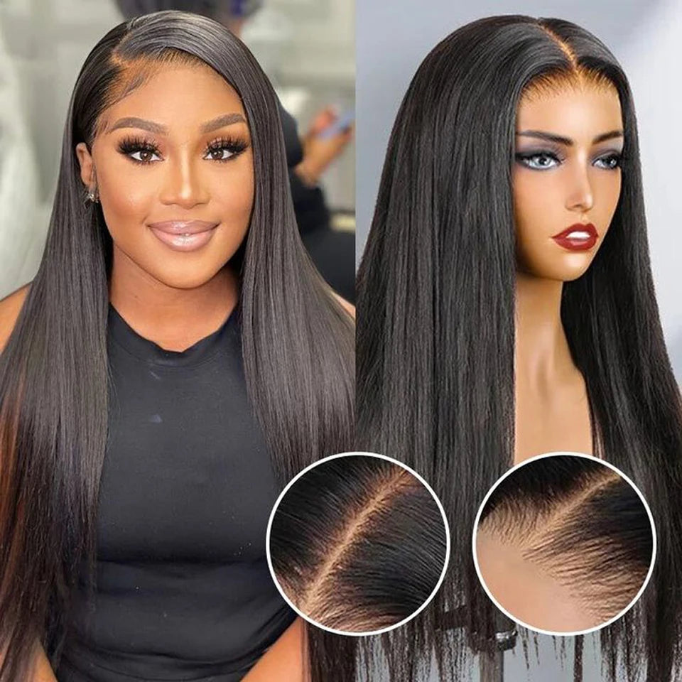 Straight Lace Front Wigs Hd Lace Wig 13x6 Human Hair Wigs For Black Women Pre Plucked Brazilian 40 30 Inch 13x4 Lace Frontal Wig